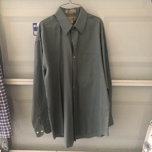 Olive men’s dress shirt